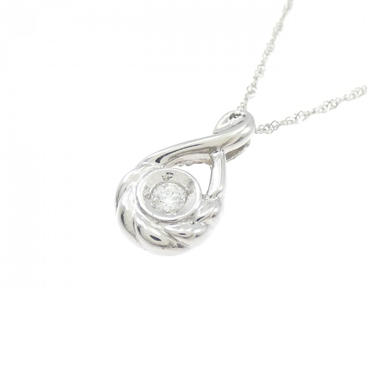 PT900/PT850 ダイヤモンド ネックレス 0.05CT
