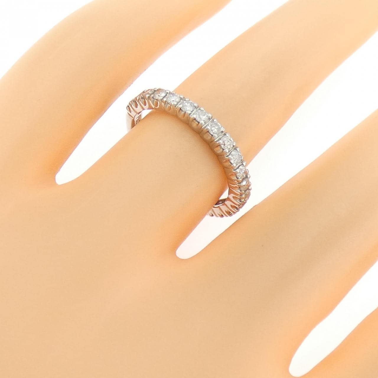 PT900 ハーフエタニティ ダイヤモンド リング 0.50CT