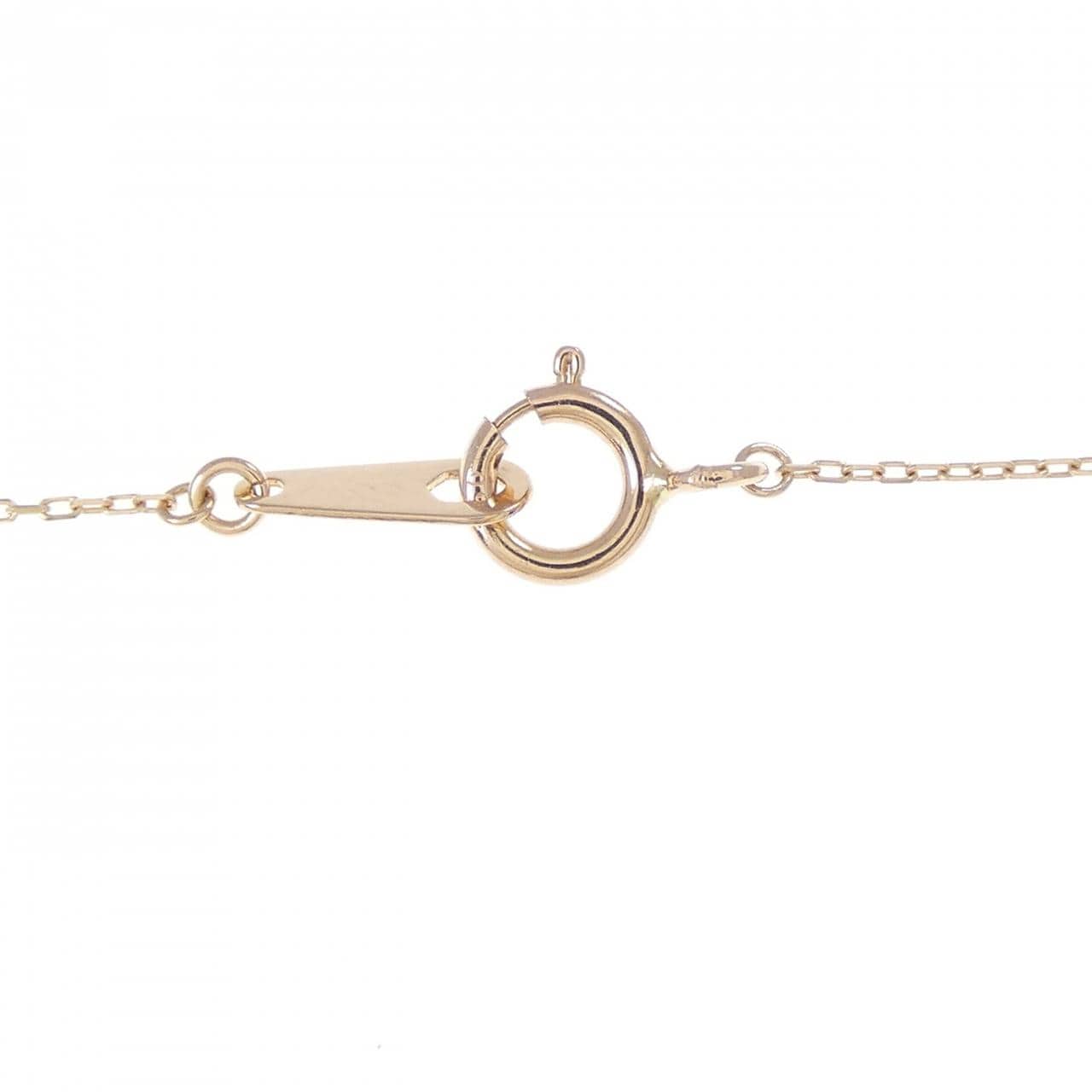 K18PG ダイヤモンド ネックレス 0.10CT