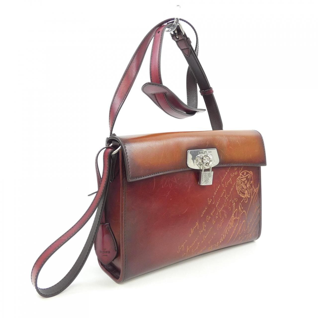 ベルルッティ Berluti エミーオスクリットレザーメッセンジャー BAG