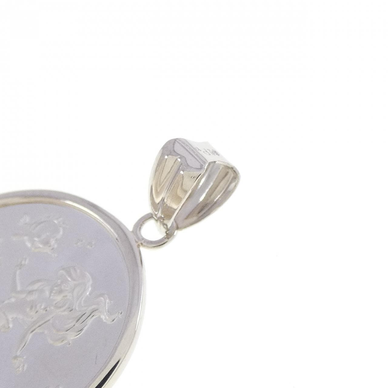 純PT(枠) コイン ペンダント