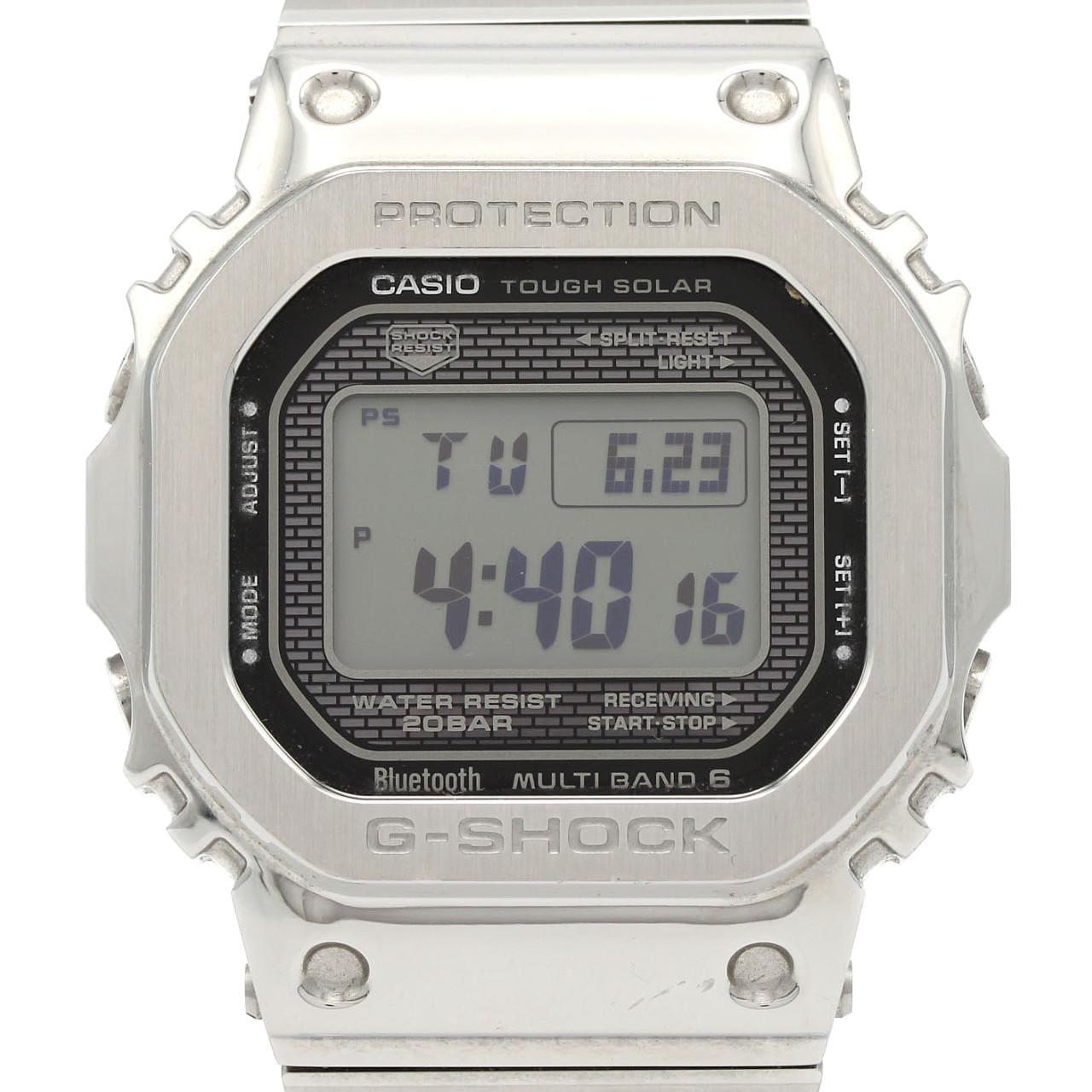 カシオ G-SHOCK 電波時計 GMW-B5000D-1JF SS ソーラークォーツ