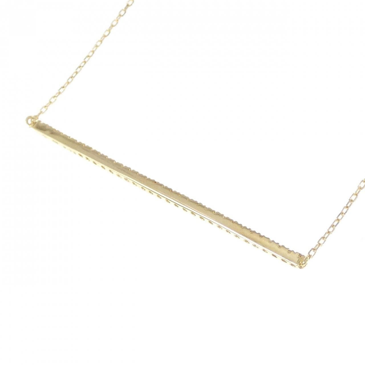 K18YG ダイヤモンド ネックレス 0.12CT