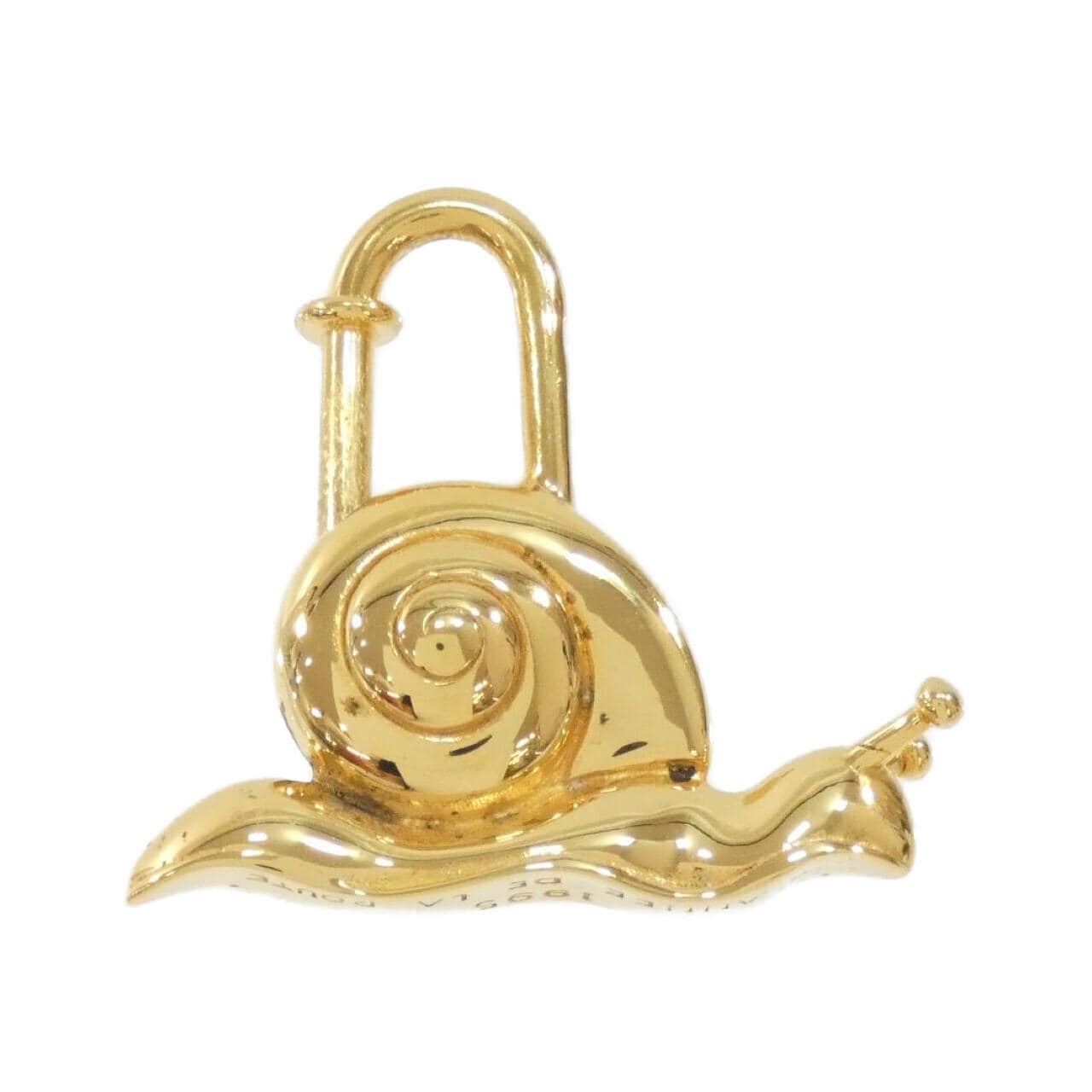 【ヴィンテージ】エルメス SNAIL カデナ キーホルダー