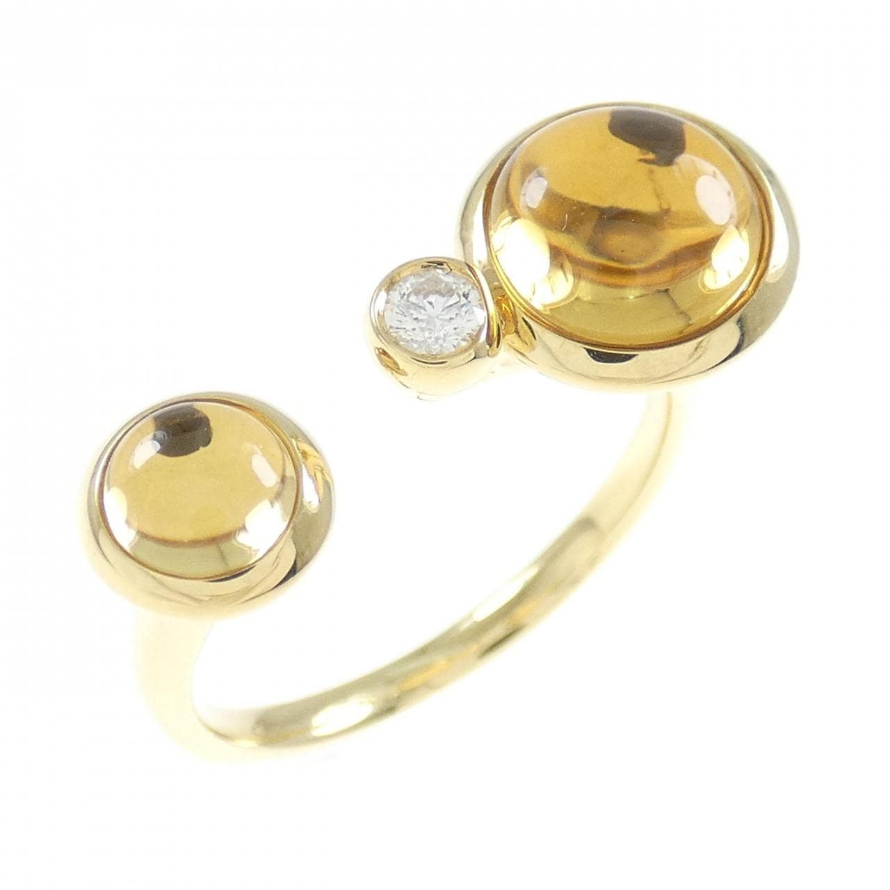 750YG シトリン リング 1.91CT
