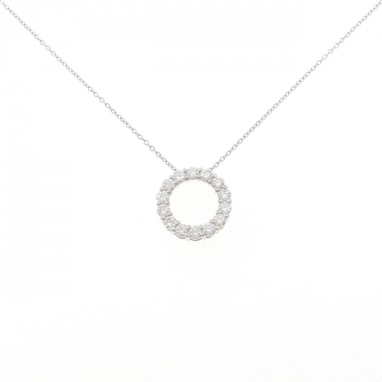 PT900/PT850 ダイヤモンド ネックレス 1.00CT