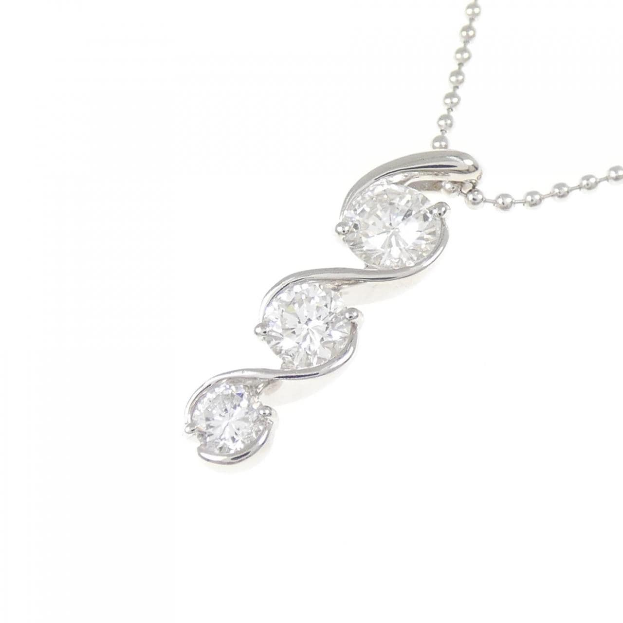 PT900/PT850 ダイヤモンド ネックレス 0.67CT