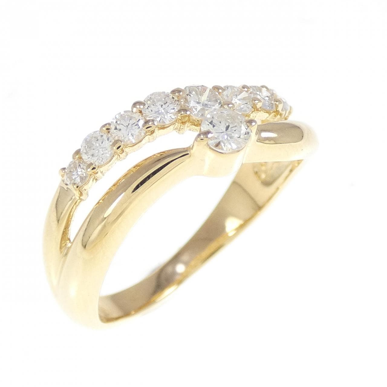K18YG ダイヤモンド リング 0.50CT