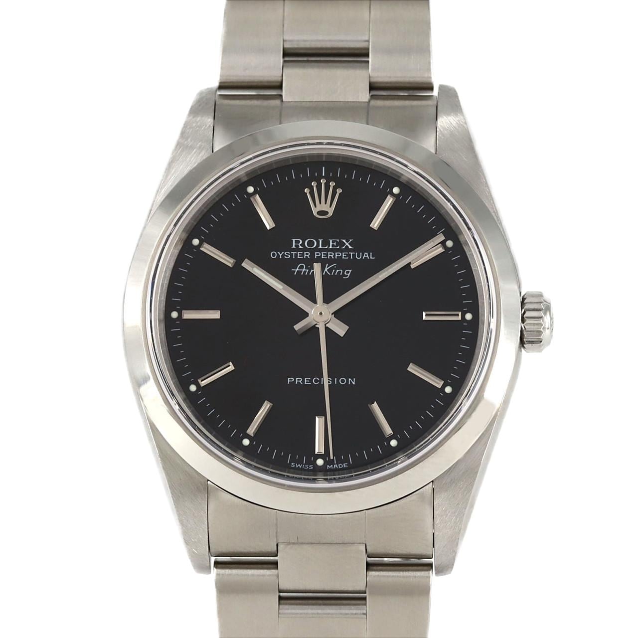 ロレックス エアキング 14000M SS 自動巻 F番