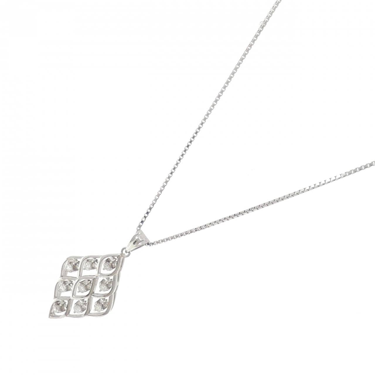 PT900/PT850 ダイヤモンド ネックレス 0.36CT