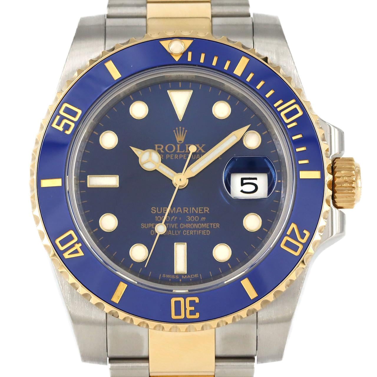 ロレックス サブマリーナーデイト 116613LB SSxYG 自動巻 ランダム番