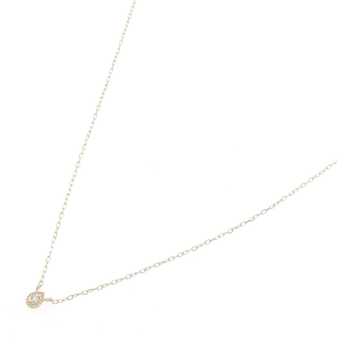 K10YG ダイヤモンド ネックレス 0.01CT