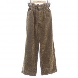 ミュウミュウ MIU MIU MIU MIUロゴ ウォッシュド フロック加工 MP1725 SOOO 157Y パンツ