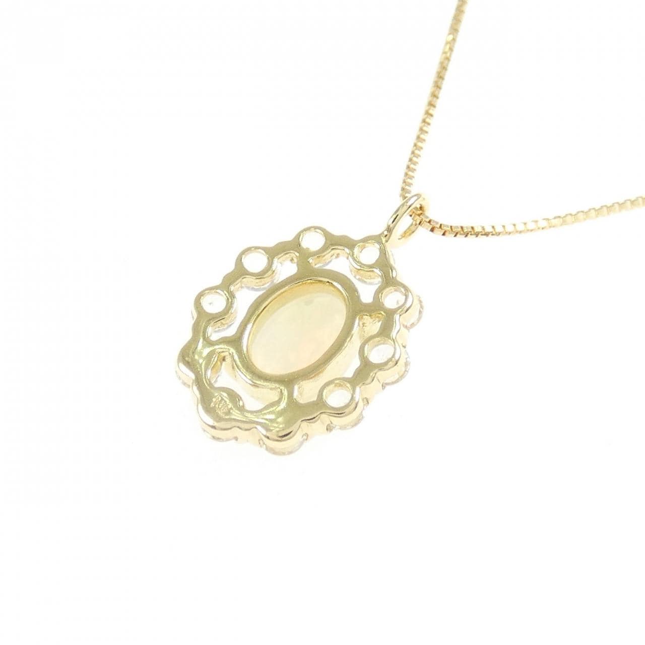 K18YG オパール ネックレス