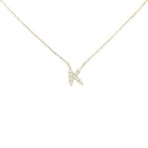 エテ イニシャル ネックレス ネックレス 0.04CT