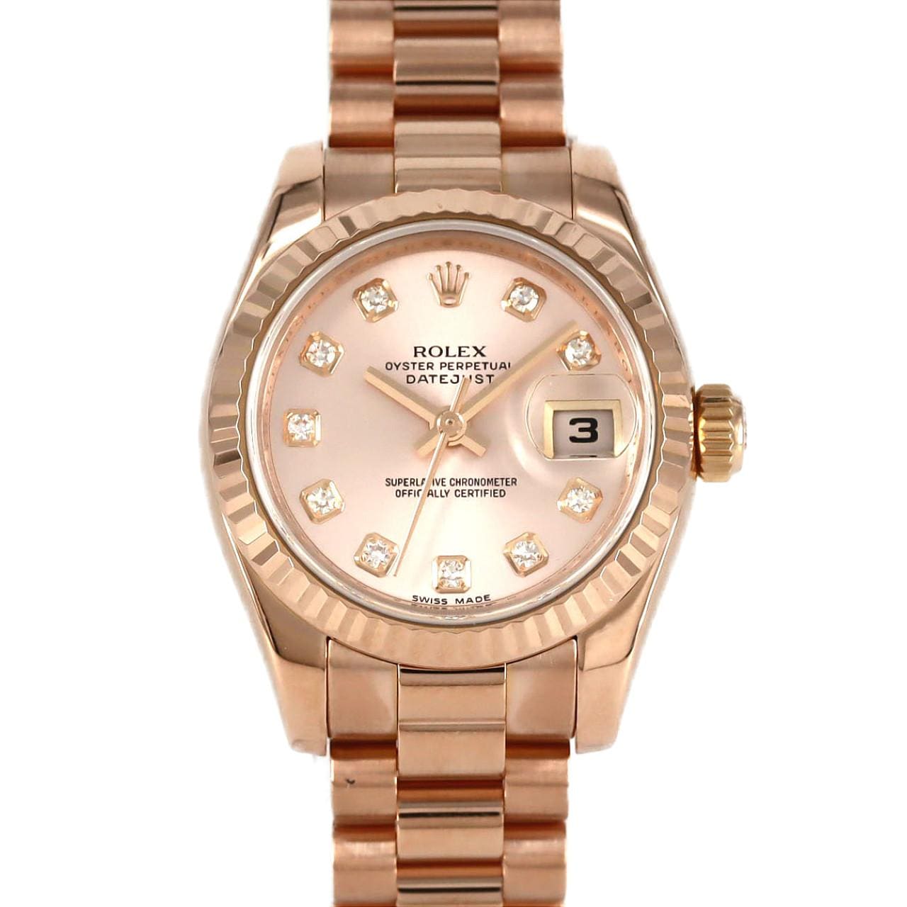 ロレックス デイトジャスト 179175FG PG･RG 自動巻 M番