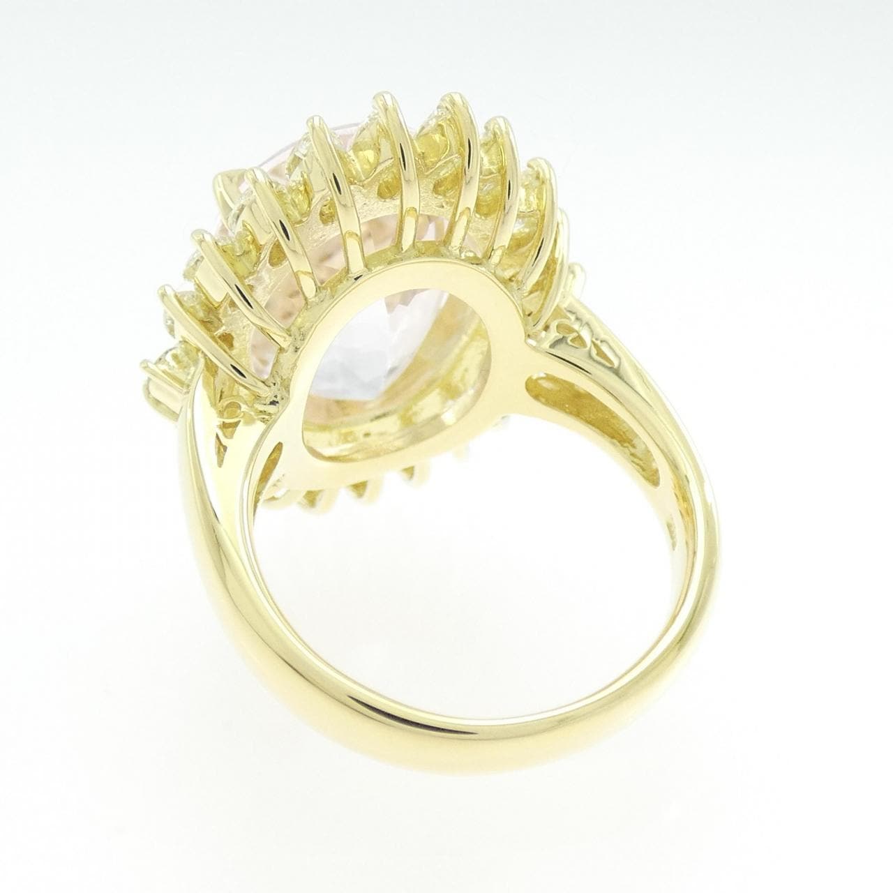 K18YG クンツァイト リング 12.05CT