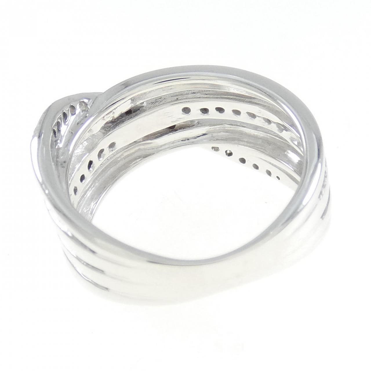 K18WG ダイヤモンド リング 0.25CT
