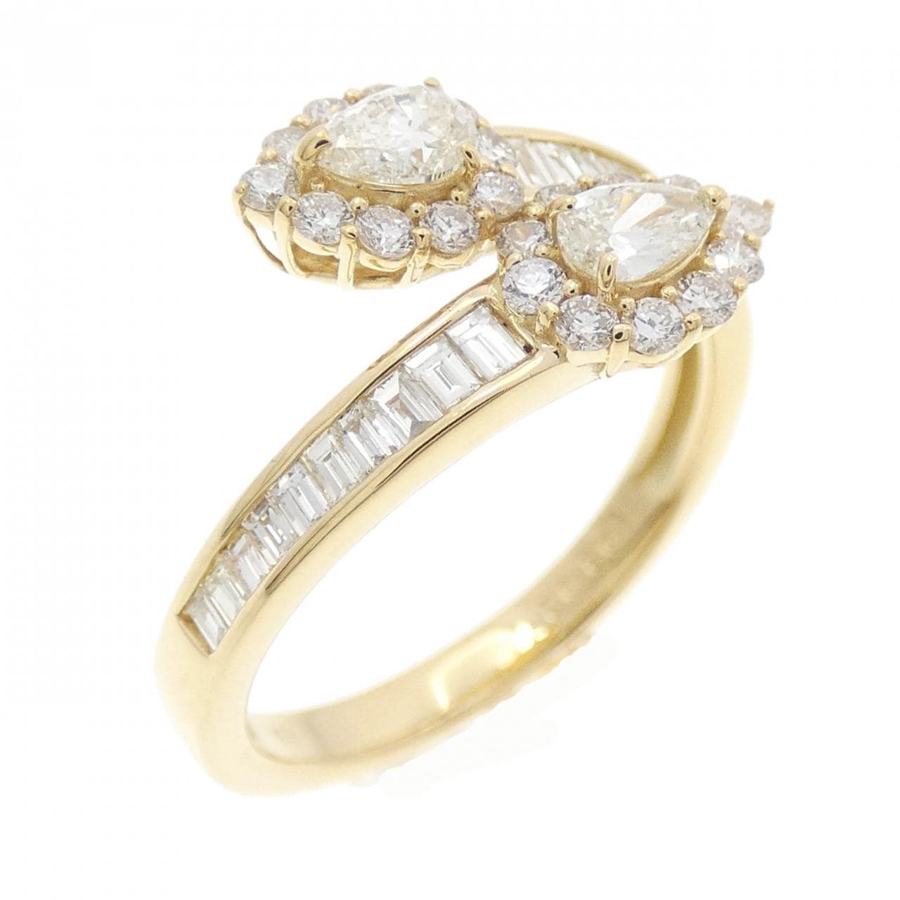 【新品】K18YG ダイヤモンド リング 0.80CT