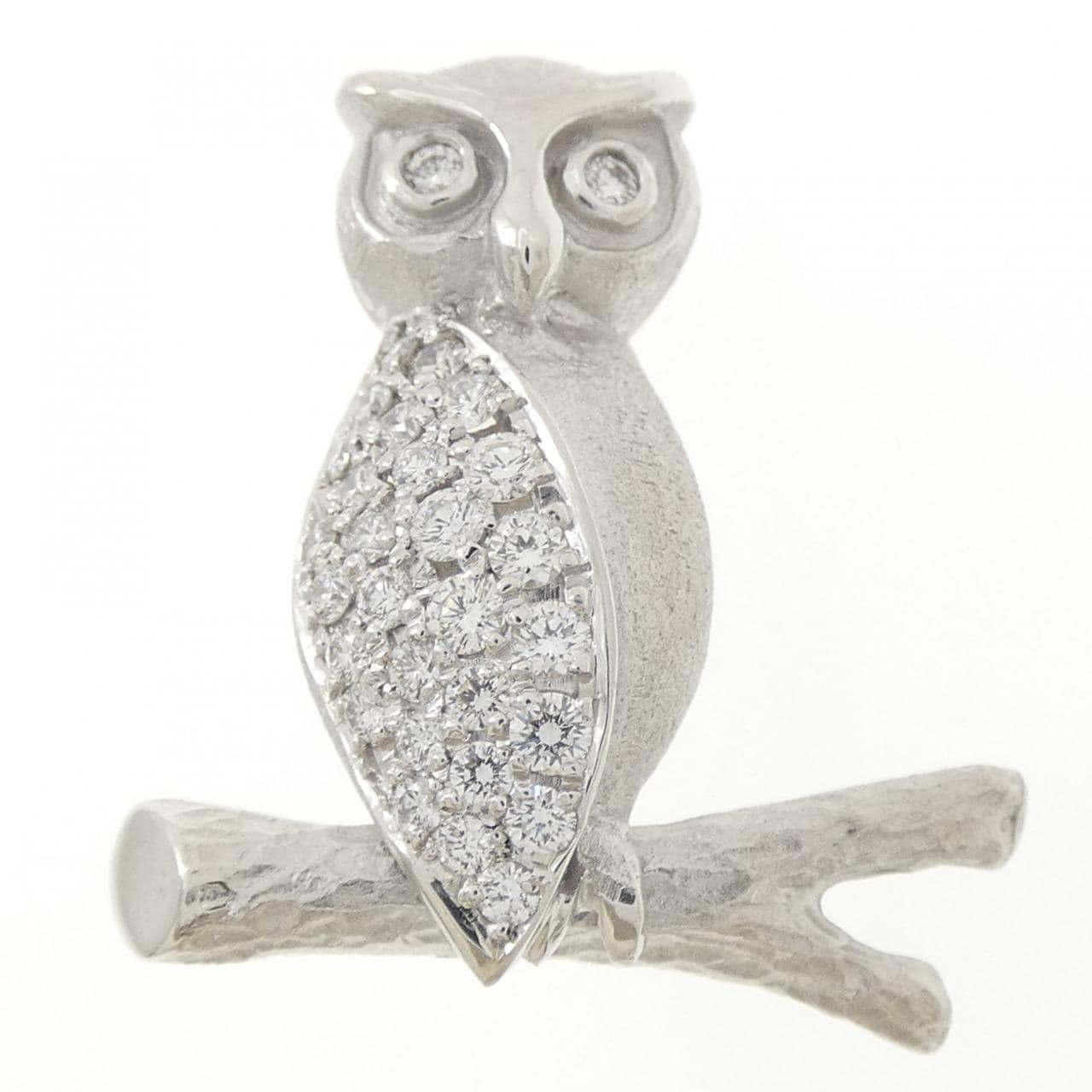 ローズ ヴィフ ダイヤモンド ブローチ 0.38CT