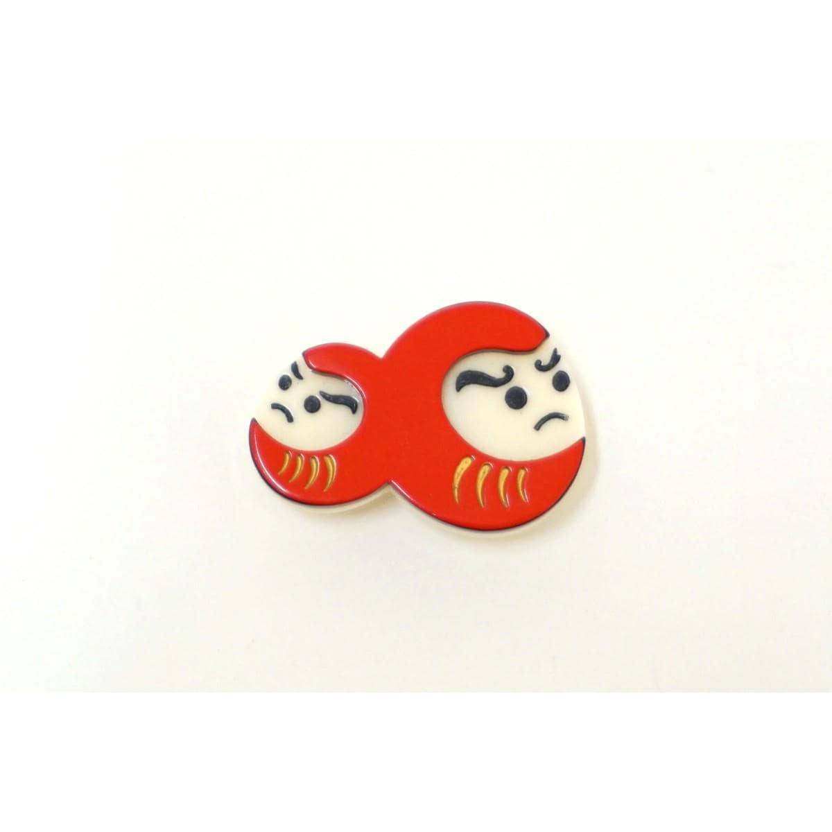 【新品】帯留　ダルマ