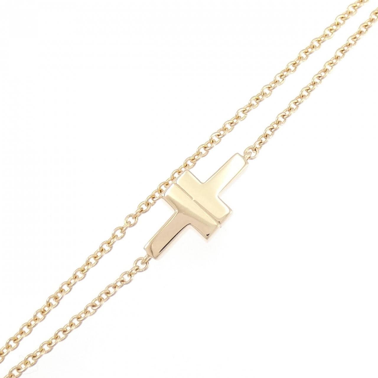 ティファニー T ダブル チェーン ブレスレット