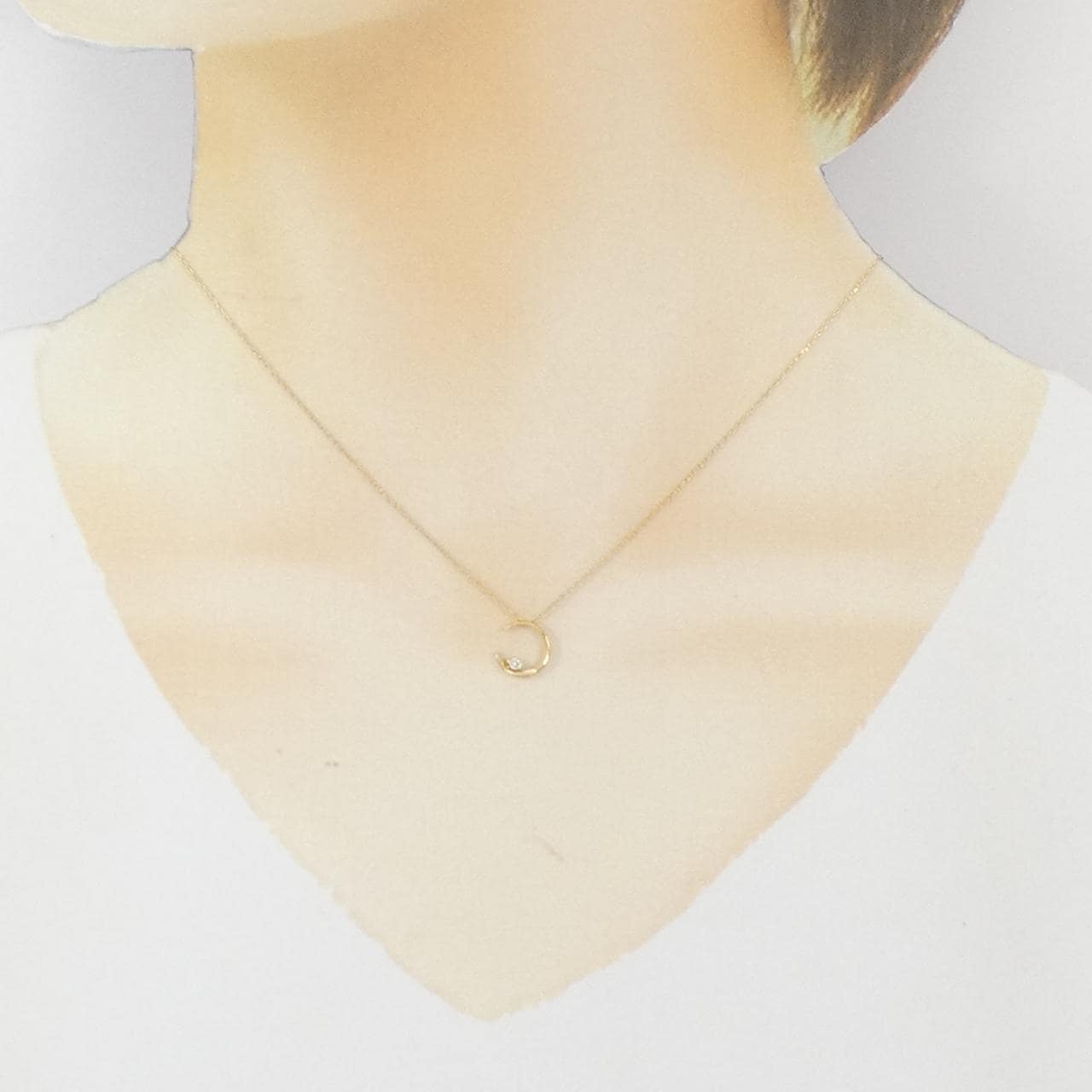 スタージュエリー ムーンライト ネックレス 0.02CT