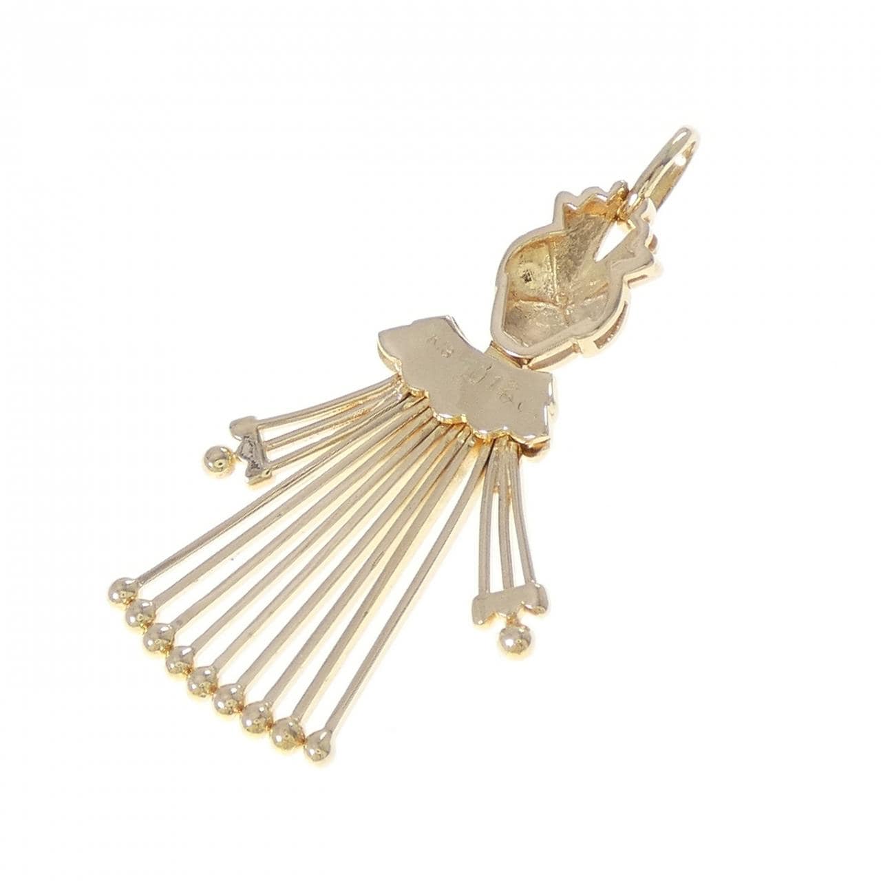 K18YG ダイヤモンド ペンダント 0.12CT