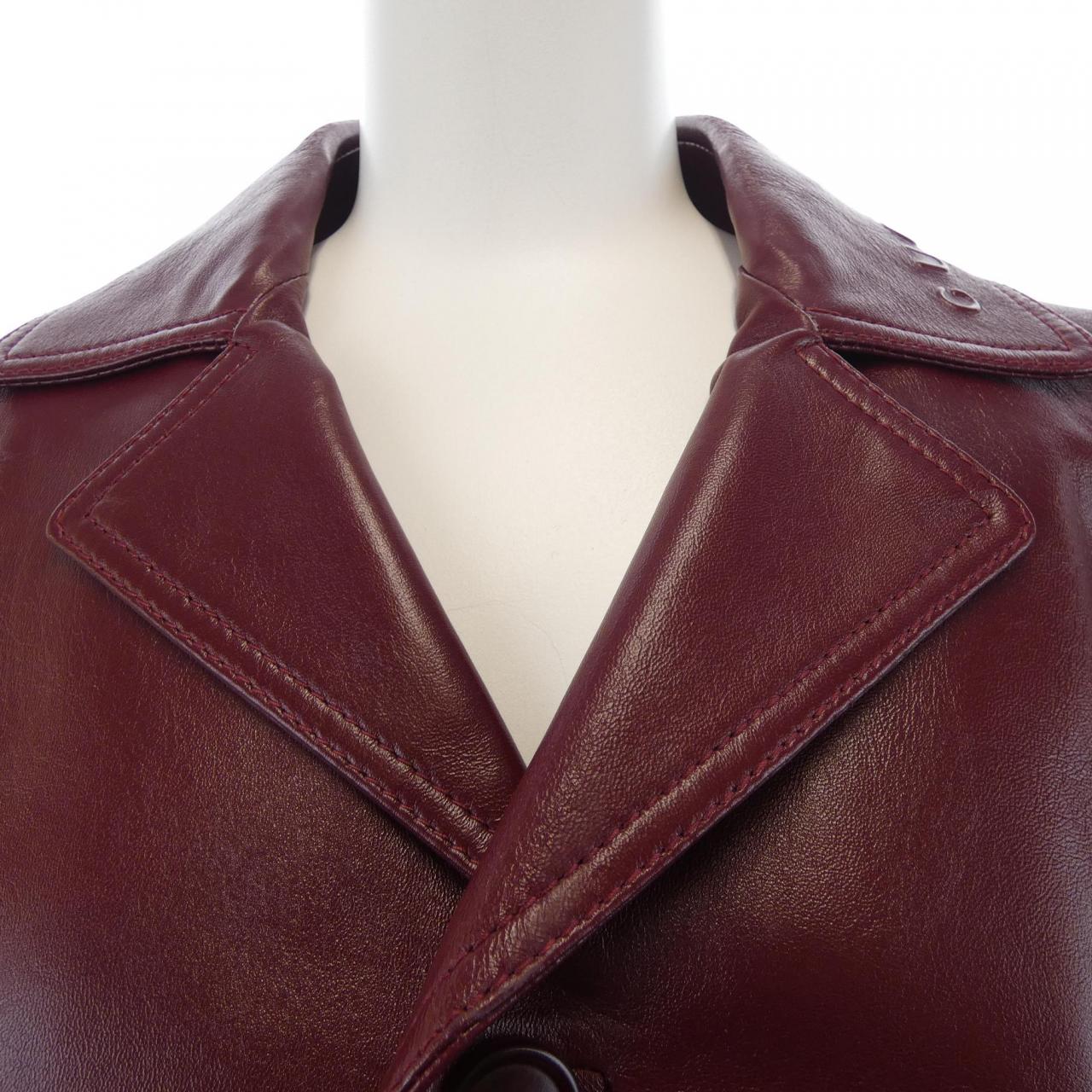 GUCCI 820744 XNA6G皮夹克