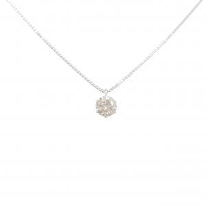 PT900/PT850 ソリティア ダイヤモンド ネックレス 0.52CT