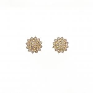 K18YG ダイヤモンド ピアス 1.00CT