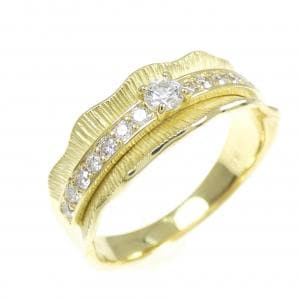 K18YG ダイヤモンド リング 0.30CT