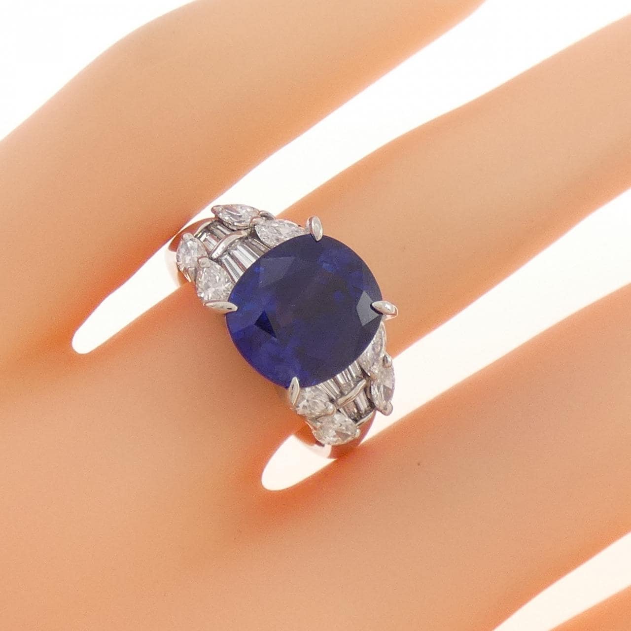 PT900 サファイヤ リング 4.756CT マダガスカル産