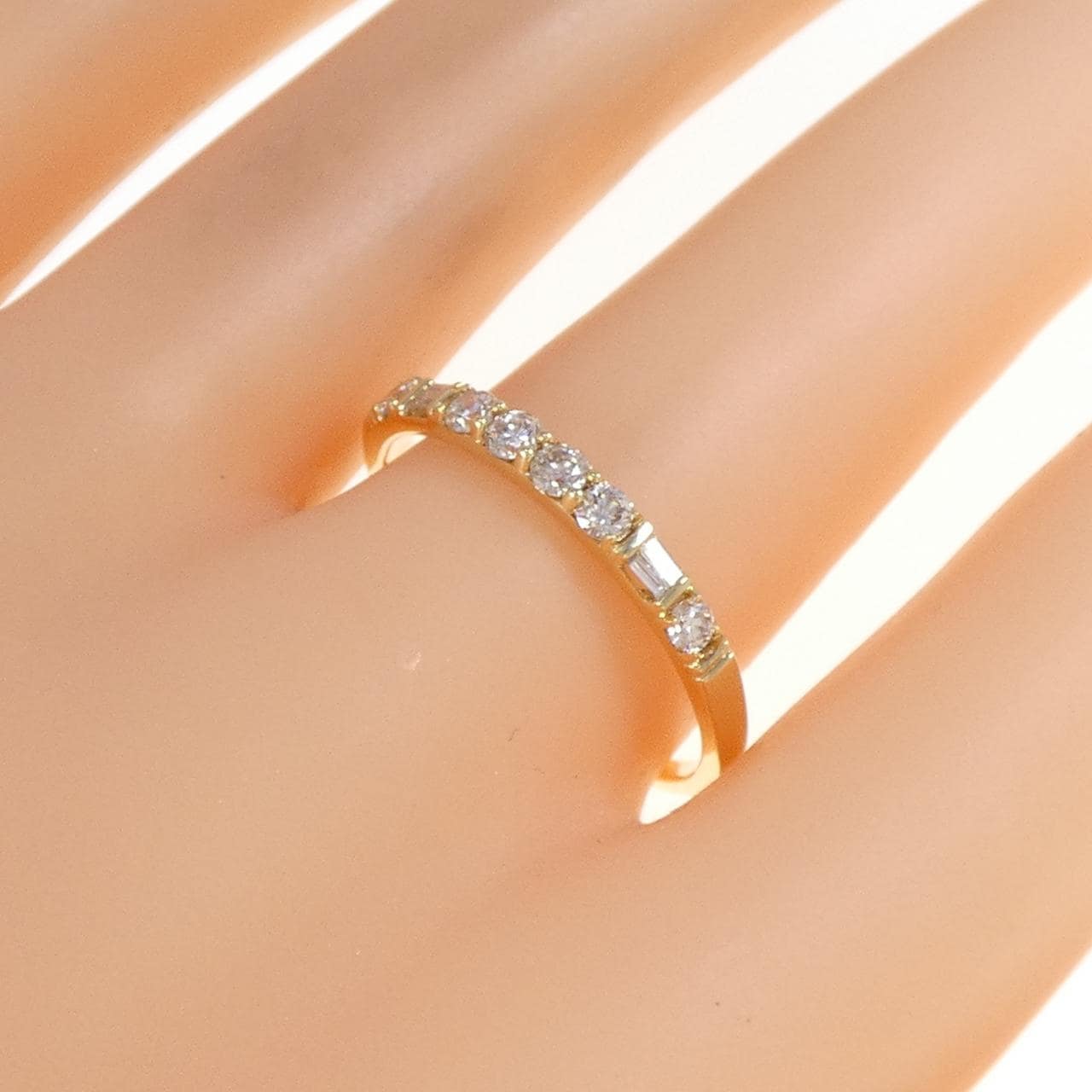 K18YG ダイヤモンド リング 0.40CT