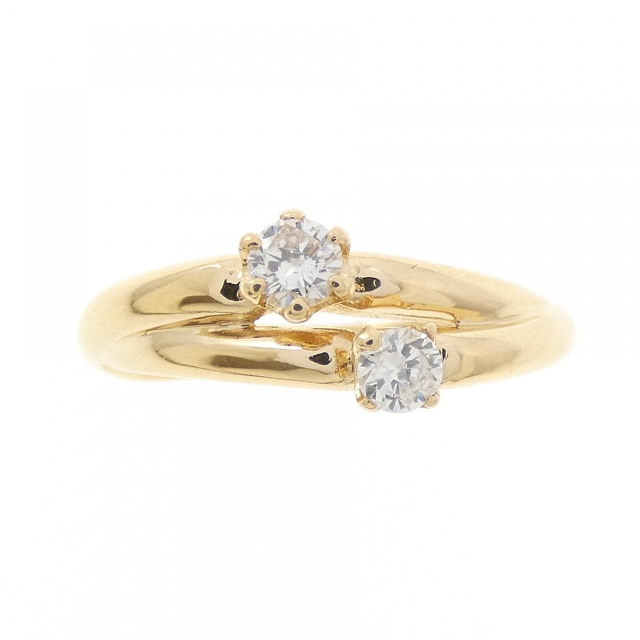 K18YG ダイヤモンド リング 0.20CT