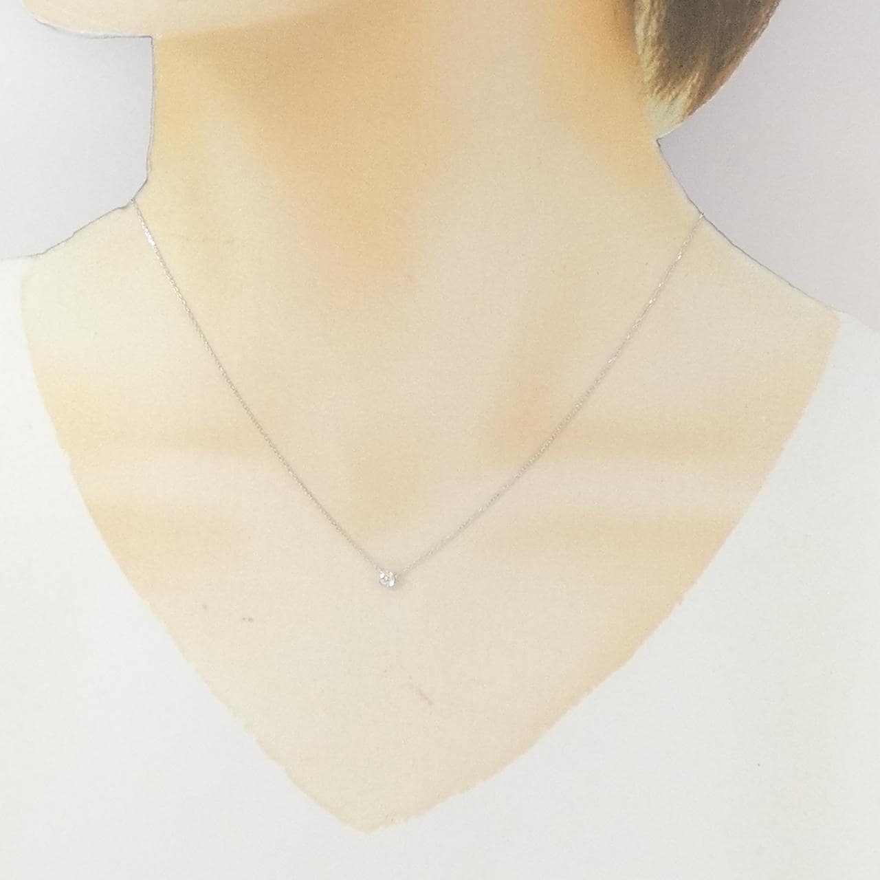 スタージュエリー ダイヤモンド ネックレス 0.06CT