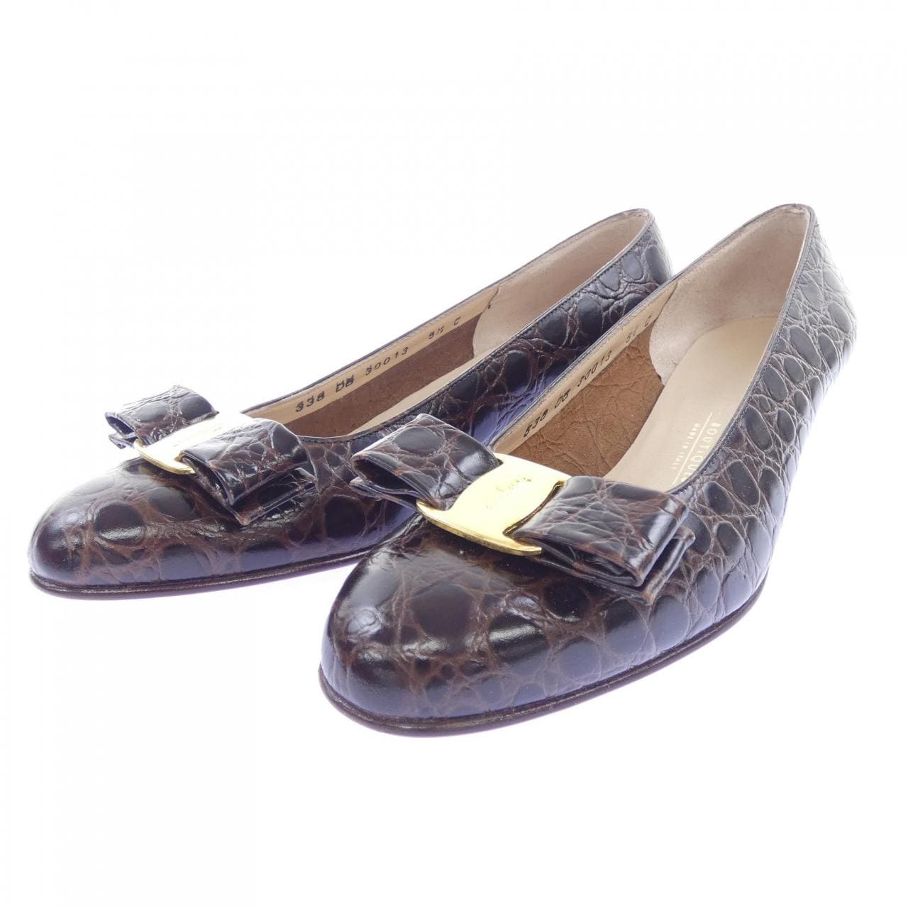 【ヴィンテージ】サルヴァトーレフェラガモ SALVATORE FERRAGAMO VARA パンプス