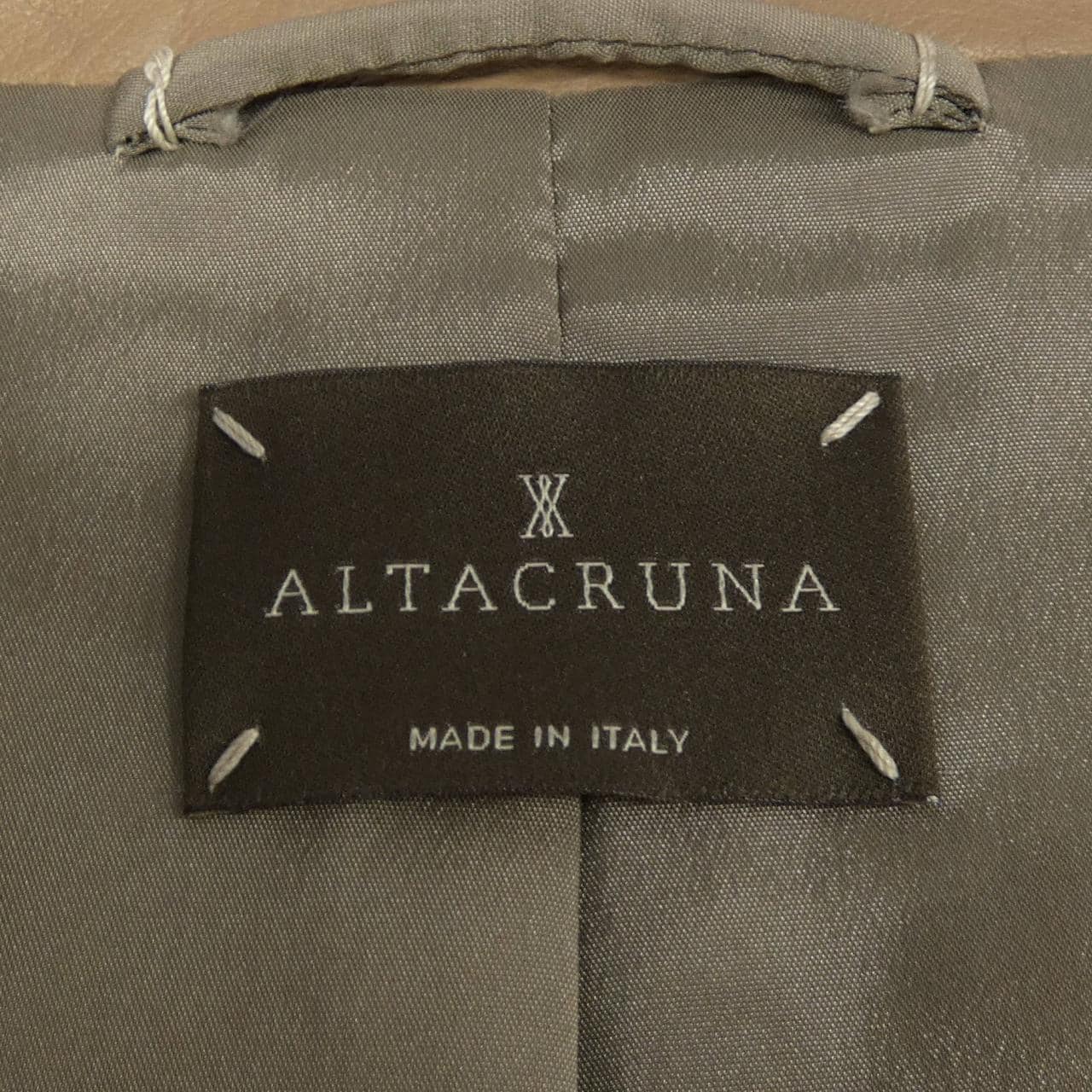 ALTACRUNA P240284641 レザーライダースジャケット