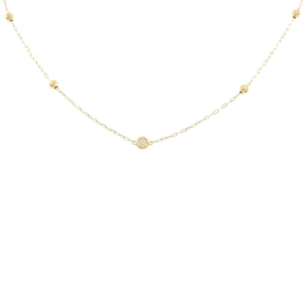 K18YG ダイヤモンド ネックレス 0.30CT