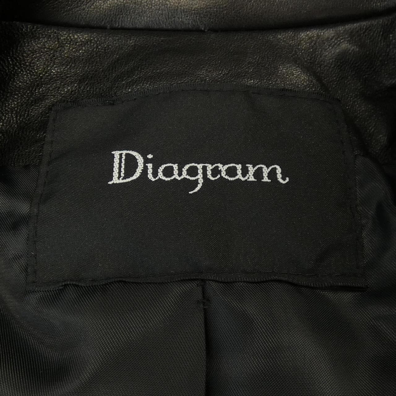 ダイアグラム Diagram 03201　04056-0 レザーライダースジャケット