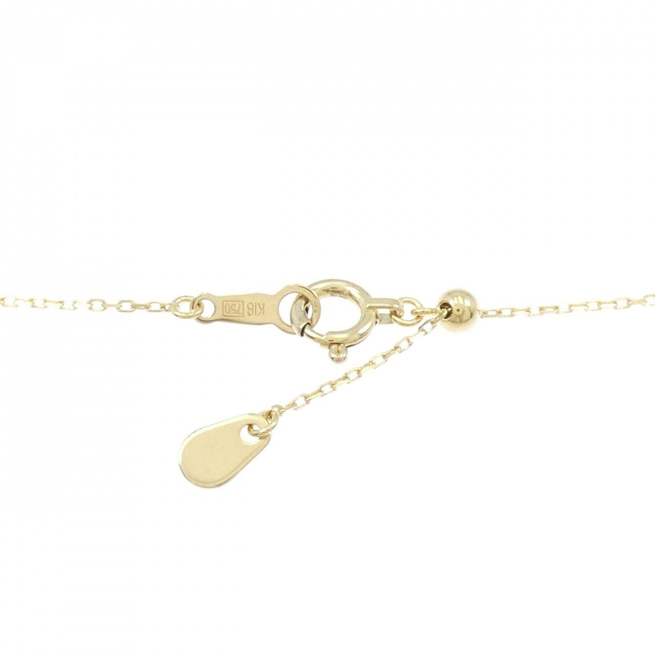 K18YG キュービック ネックレス