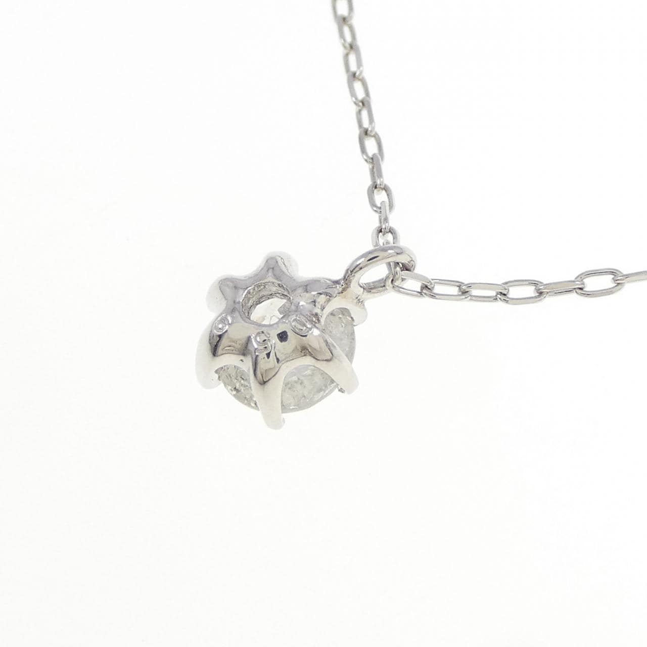 PT850 ソリティア ダイヤモンド ネックレス 0.591CT
