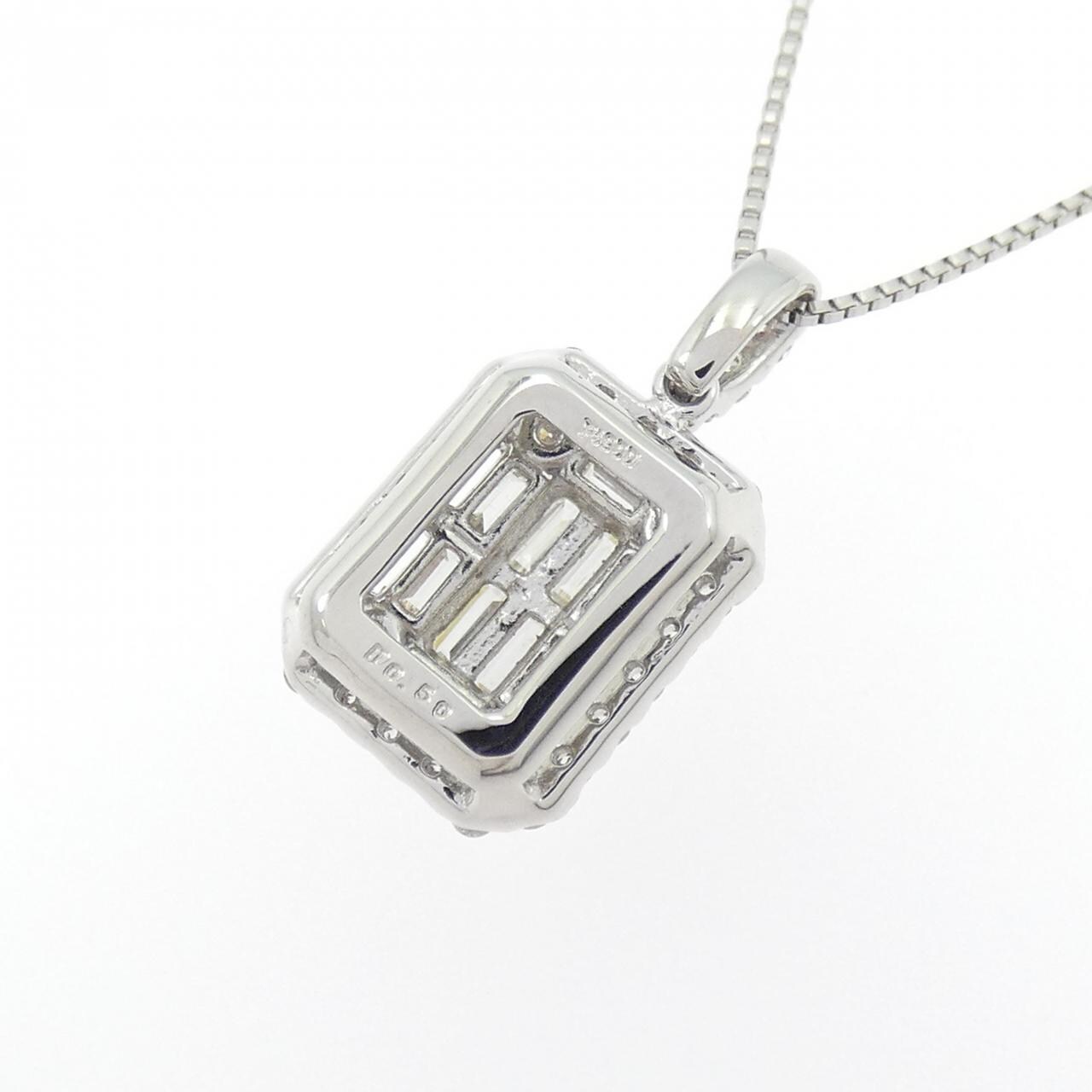 [新品] PT900/PT850钻石项链 0.50CT