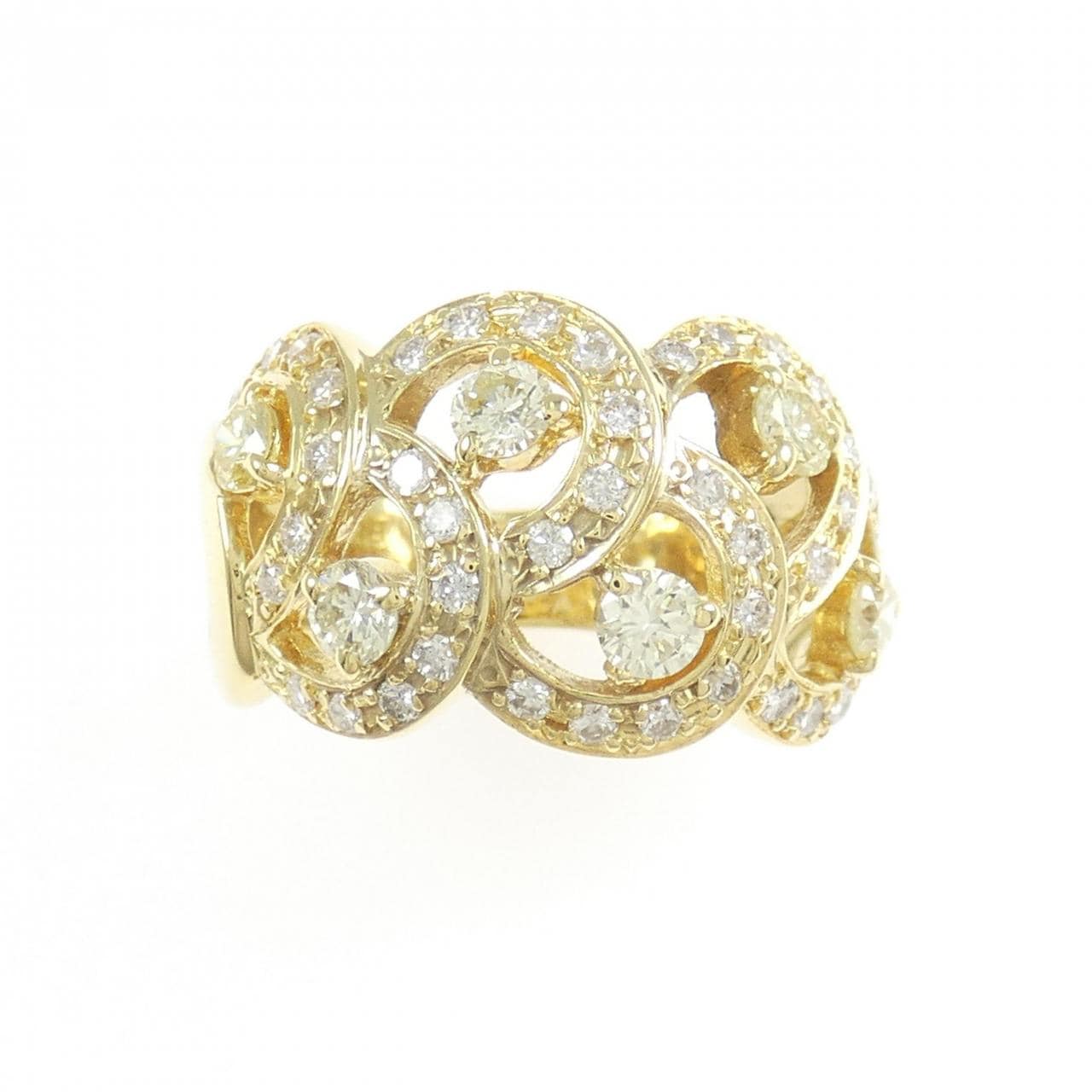 K18YG ダイヤモンド リング 1.15CT