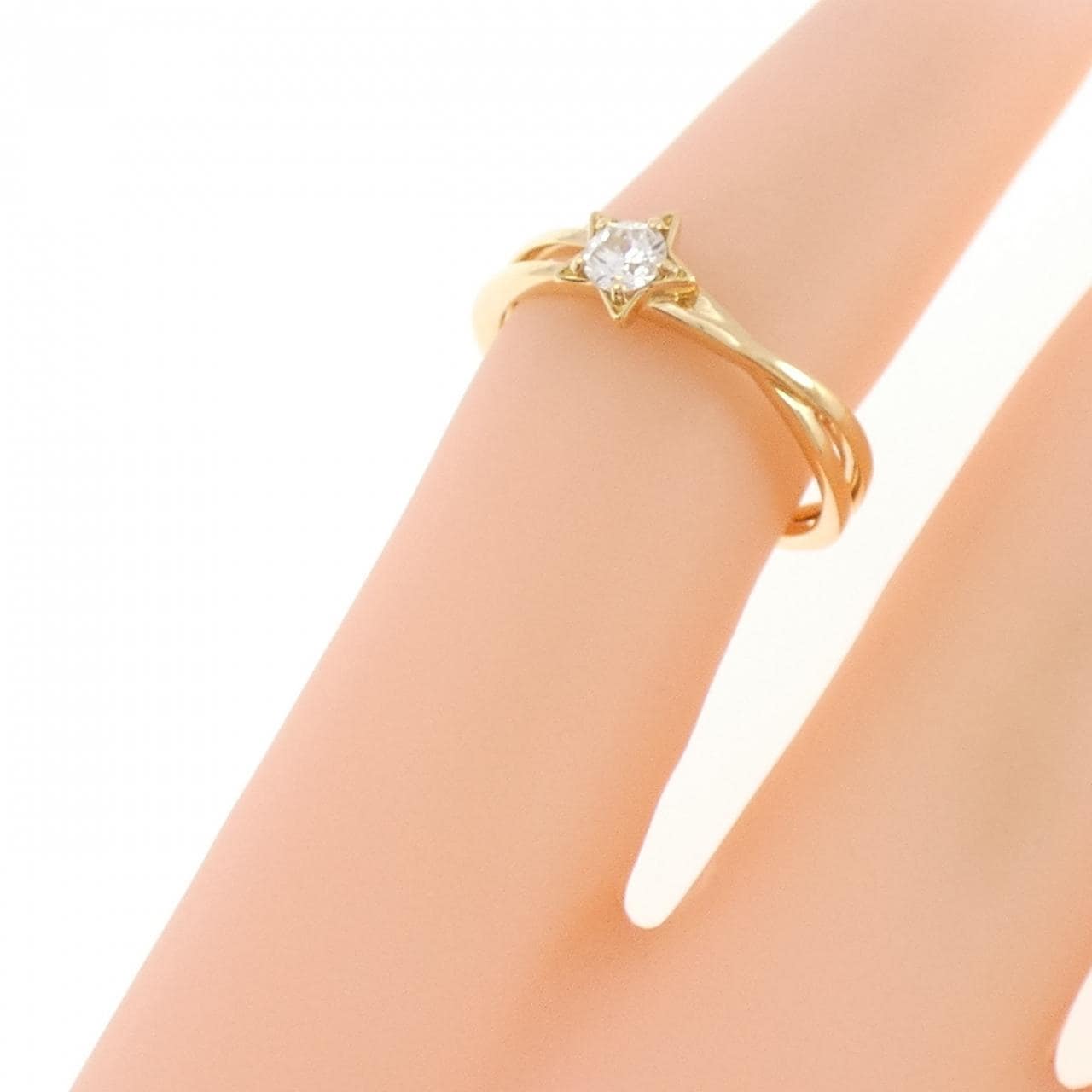 フェスタリア ダイヤモンド ピンキー リング 0.107CT
