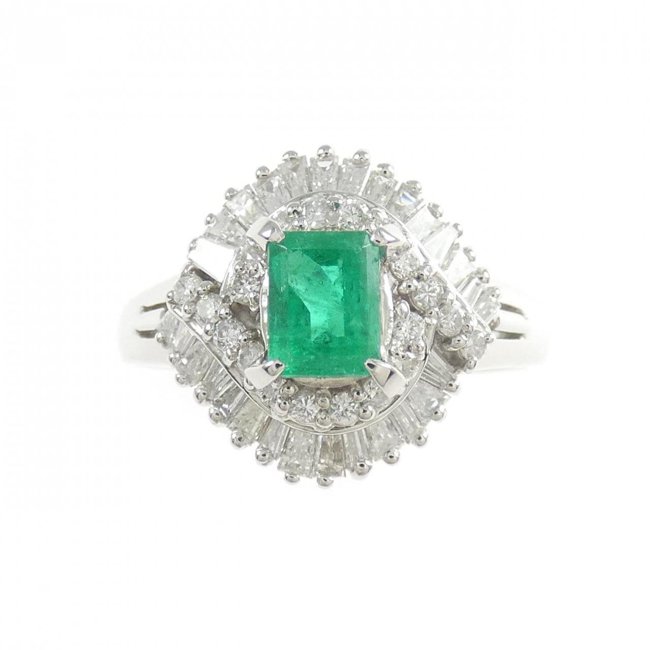 PT900 エメラルド リング 0.52CT