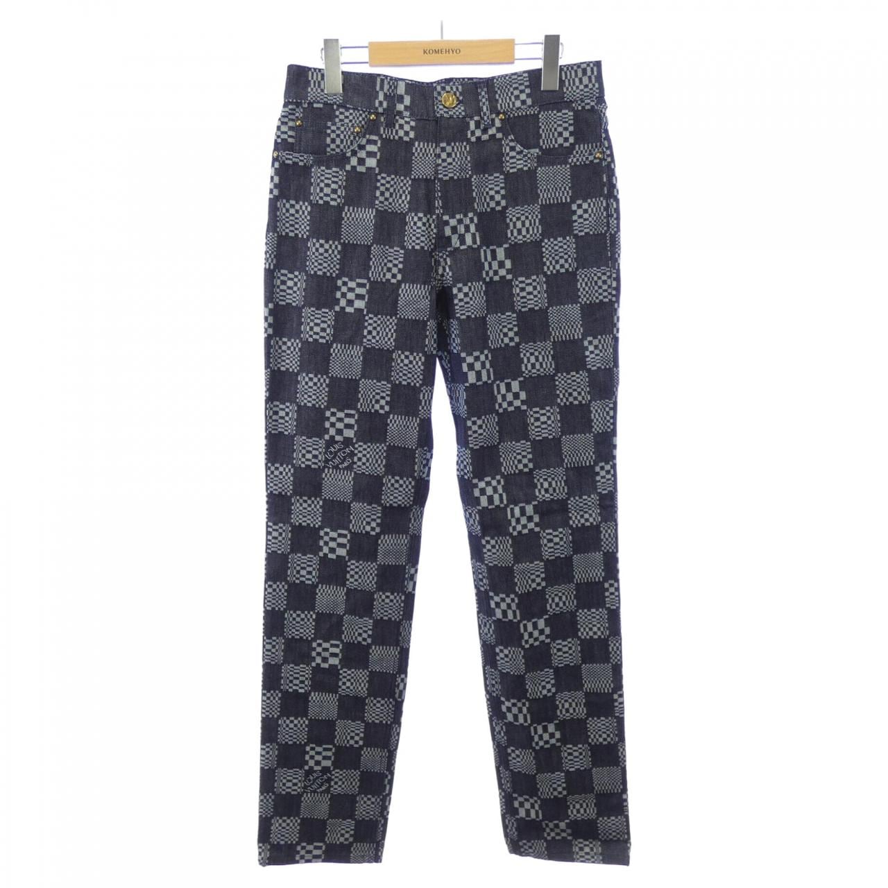 ルイヴィトン LOUIS VUITTON ディストーテッドダミエデニム HLD50WEW2 ジーンズ