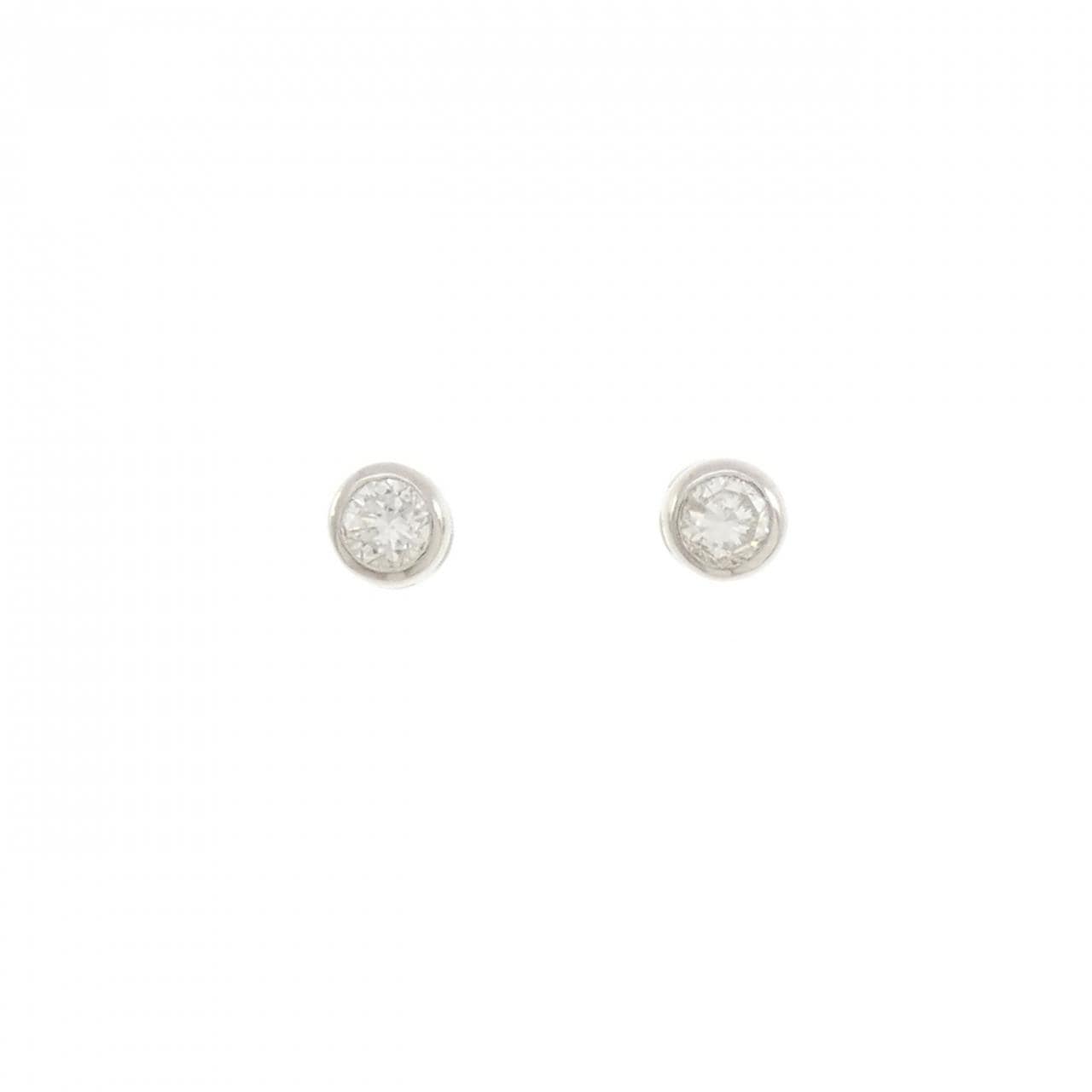 PT900 ダイヤモンド ピアス 0.60CT