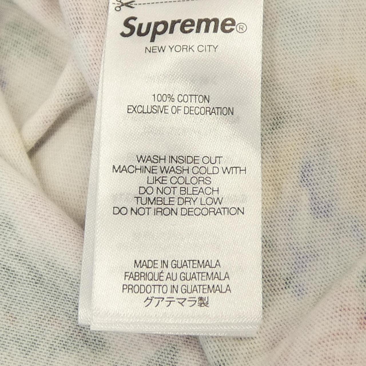 シュプリーム SUPREME Washed S/S Top Floral Tシャツ