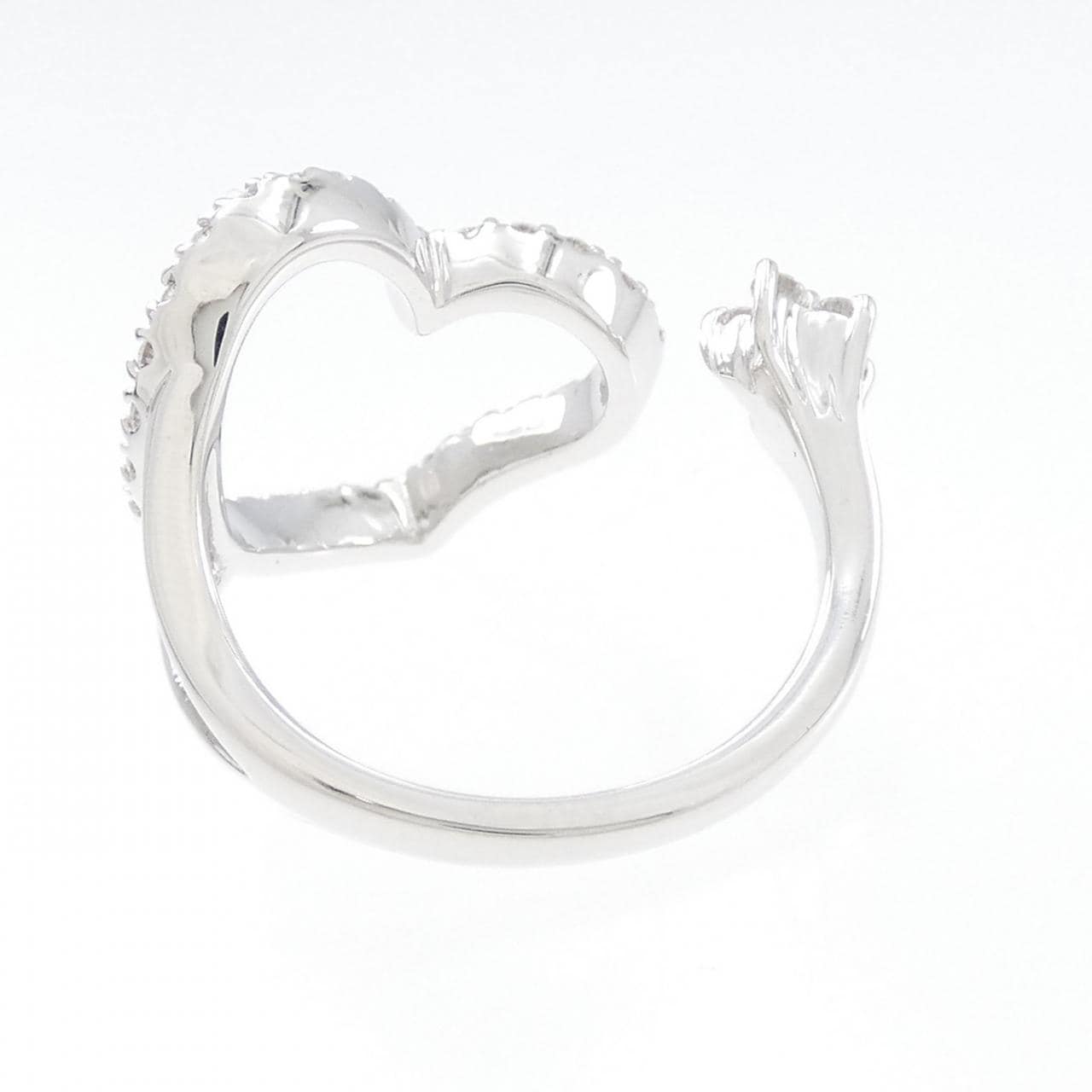 ポンテヴェキオ ハート×スター ダイヤモンド リング 0.55CT